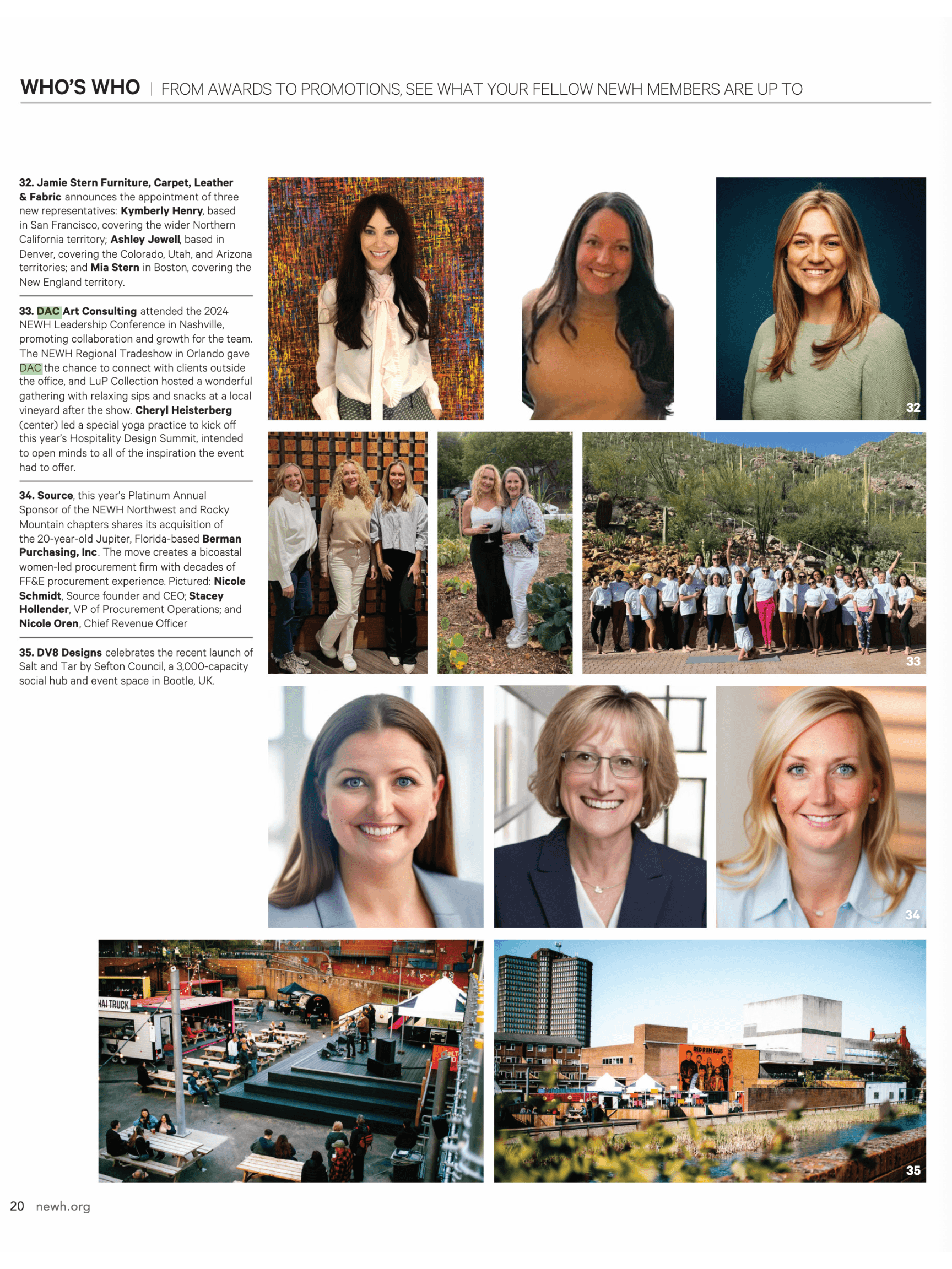 S24 NEWH Member News